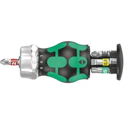 Wera, Bits, Kraftform Kompakt Stubby Magazin RA 2 (Kreuz Phillips PH, Kreuz Pozidriv PZ)