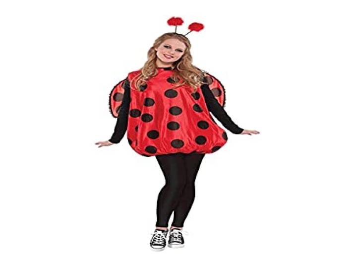 Amscan Darling Bug Ladybird Costume with Wings & Antennae