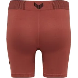 hummel, Damen, Tights, First Seamless Training Short Tights Women (XXL), Rot