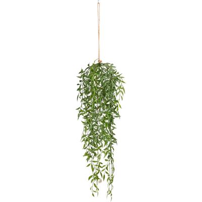 Kunstranke CREATIV GREEN "Weidenblatthänger", grün, H:70cm, Obermaterial: 100% Kunststoff, Kunstpflanzen, mit naturgetreu gestaltetem Blattwerk
