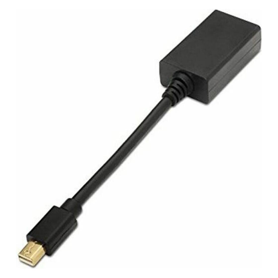 Nanocable conversor mini displayport a hdmi m/h 15cm negro 10.16.0102 (DisplayPort, HDMI) (10.16.0102)