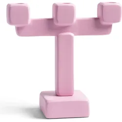Chunk Kerzenhalter 20,5 cm, rosa