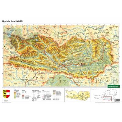 freytag & berndt Schulhandkarte Kärnten 1:350.000, Sonstige von , KOMPASS Freytag & Berndt, 978-3-99154-723-5