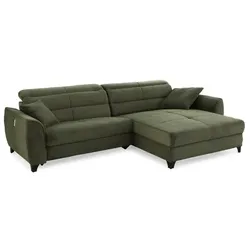 Ecksofa mit Funktion Double-One Cord Grün