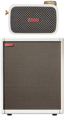 Positive Grid Spark Go PW Bundle Blanc avec grille en nid d
