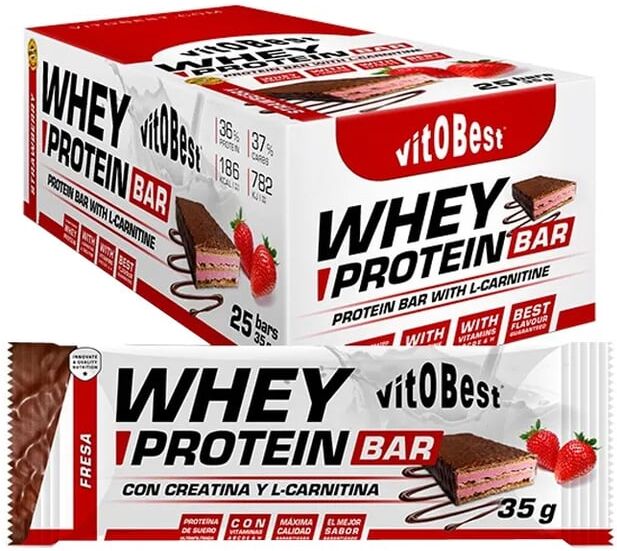 Vitobest Whey Protein Bar 25 Barras 35g Limão