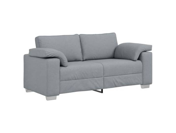 vidaXL Zweisitzer-Sofa Hellgrau 180 cm Stoff Der Stoff lässt die Luft zirkulieren und sorgt dafür,