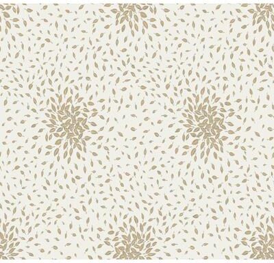 Antonina Vella Petite Leaves Cream & Gold Wallpaper