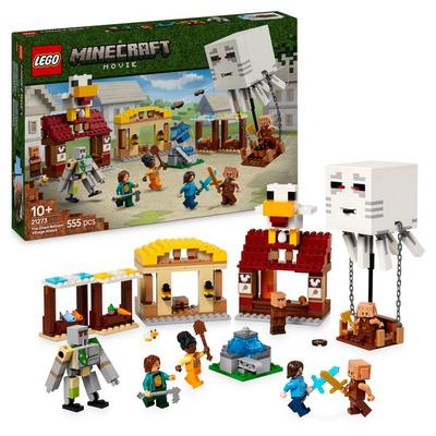 LEGO Minecraft 21273 Angriff des Ghast-Ballons, Kinder Geschenk, DIY Set