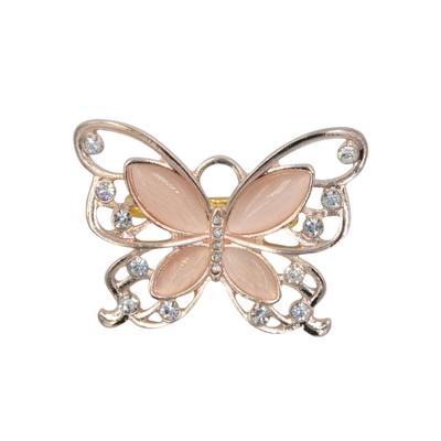 Brosche FIRETTI "Schmuck Geschenk Ansteckschmuck Schmetterling", rosa, Broschen, Damen, Metall, Brosche
