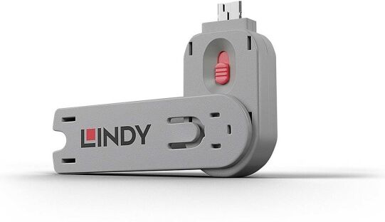 Lindy 40420 USB Port Schlüssel, PINK
