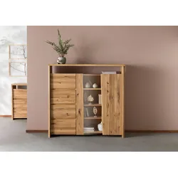 Highboard Wildeiche 150x45x147 natur geölt PURE OAK #111