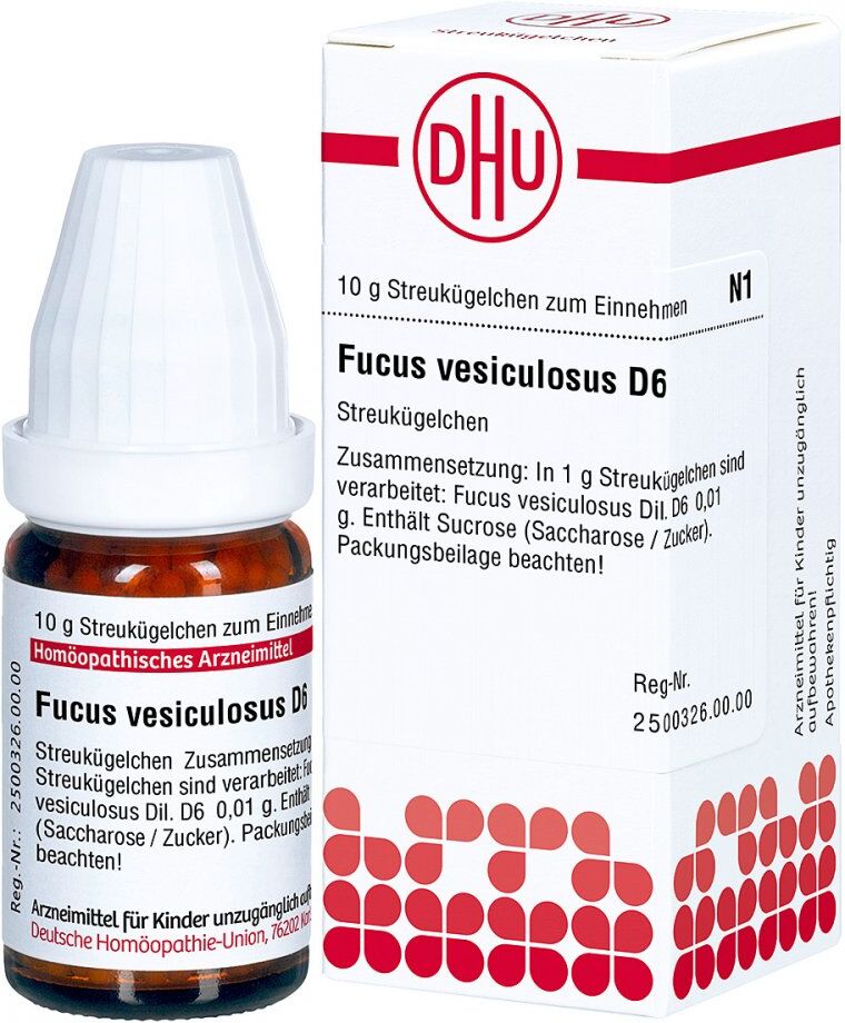 DHU Fucus Vesiculosus D6 Globuli 10g