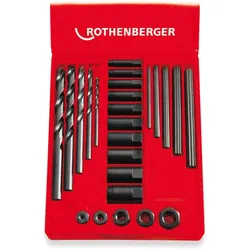 ROTHENBERGER Gewinde - Ausdreh - 25 teiliegs Set Größe 2 M5 - M1 - 71311