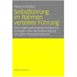 Selbstführung im Rahmen verteilter Führung, Fachbücher von Panja Andressen