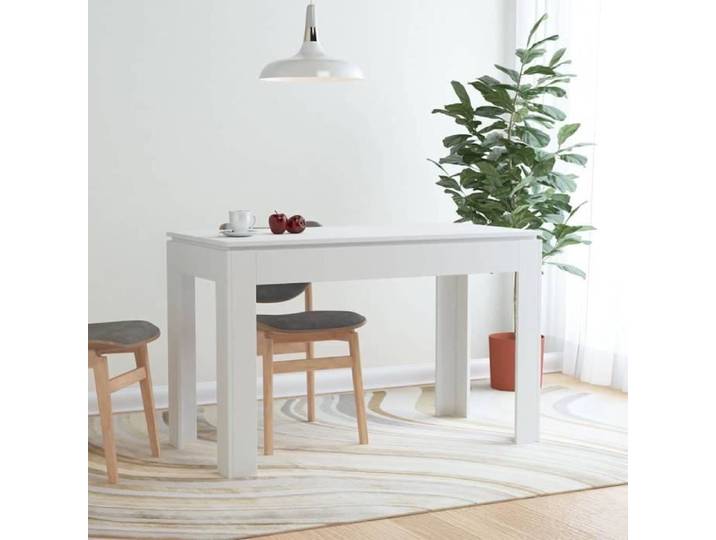 Table de Salle à Manger Meuble de Salle ã Manger Table Cuisine Table de Salle à Manger Blanc 120x60x76 cm Bois d'ingénierie[744]