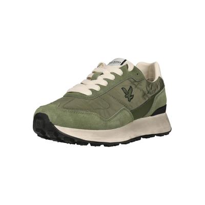 Sneaker LYLE & SCOTT "Noah", Herren, Gr. 43, grün, Kunstfaser, Lederimitat, Schuhe Sneaker, mit geformter, hochelastischer Innensohle