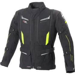 Büse Agadir, Textiljacke wasserdicht - Schwarz/Neon-Gelb/Grau - 54