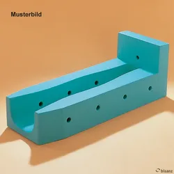Beinlagerungsschiene 2 royalblau Beinlänge 75 cm mit Kunstleder-Bezug