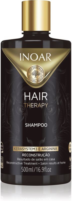 INOAR Hair Therapy shampoing fortifiant pour cheveux abîmés 500 ml