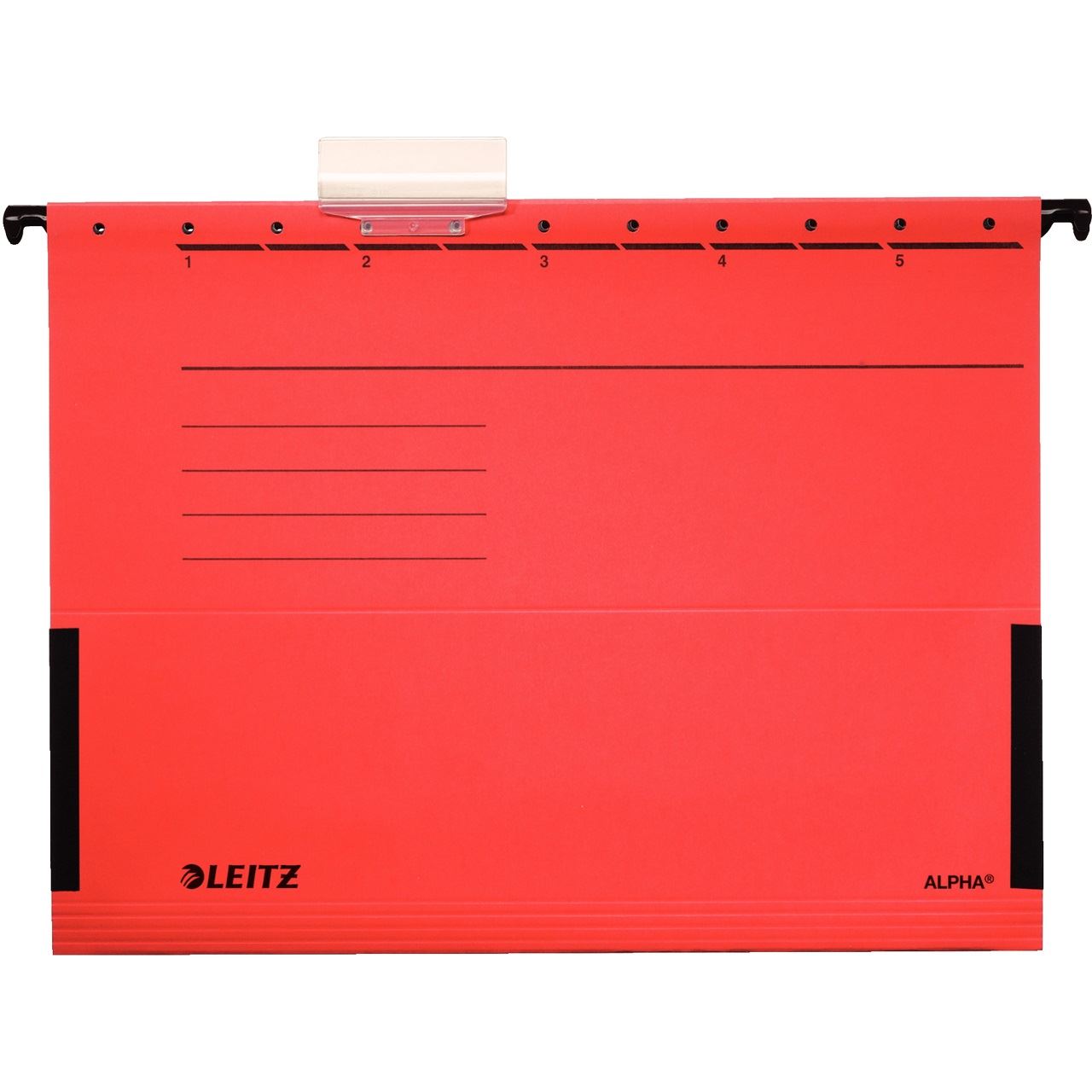 LEITZ 5 Hängetaschen ALPHA 1986 rot