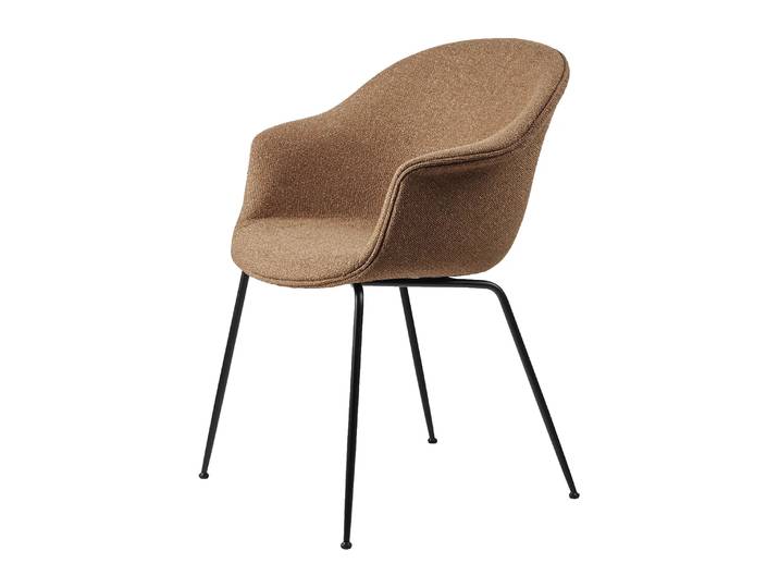 GUBI Chaise Bat Fully Upholstered Around bouclé 032-black