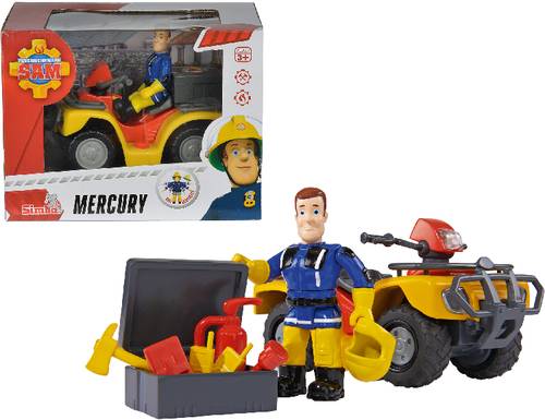Feuerwehrmann Sam Mercury-Quad mit Figur