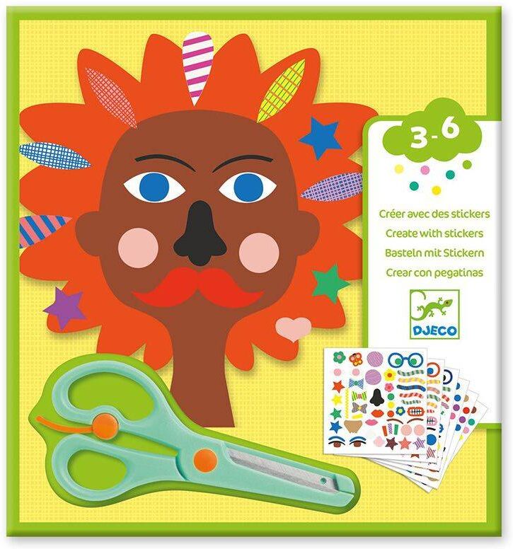 Stickers des Petits à découper Coiffeur - Djeco