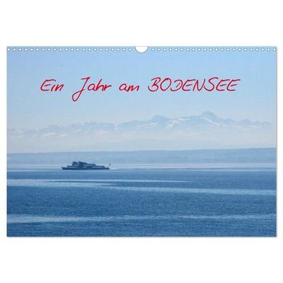 Ein Jahr am BODENSEE (Wandkalender 2027 DIN A3 quer), CALVENDO Monatskalender