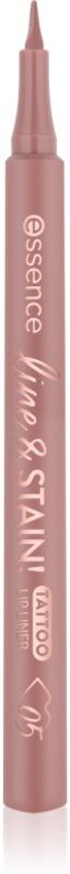 essence line & STAIN! TATTOO ink lip liner with long-lasting effect shade 05 Toasted 1.1 ml