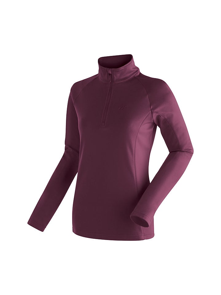 Maier Sports Fleecepullover "Eva" in Beere - 42