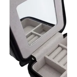 Schmucketui LADY, schwarz, Aufbewahrungsboxen, Damen, Polyurethan