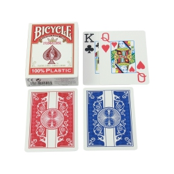 Bicycle Karten - Pokerkarten - Prestige - Jumbo Blatt - Plastik 259831