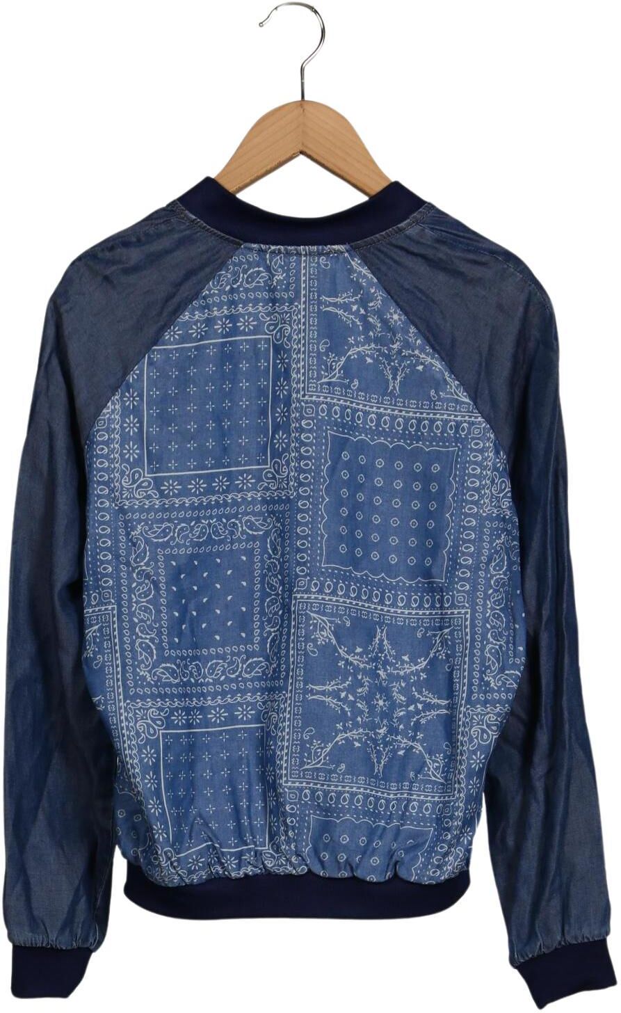 Pepe Jeans Damen Jacke, Blau, Gr. XS, Lyocell - Second Hand