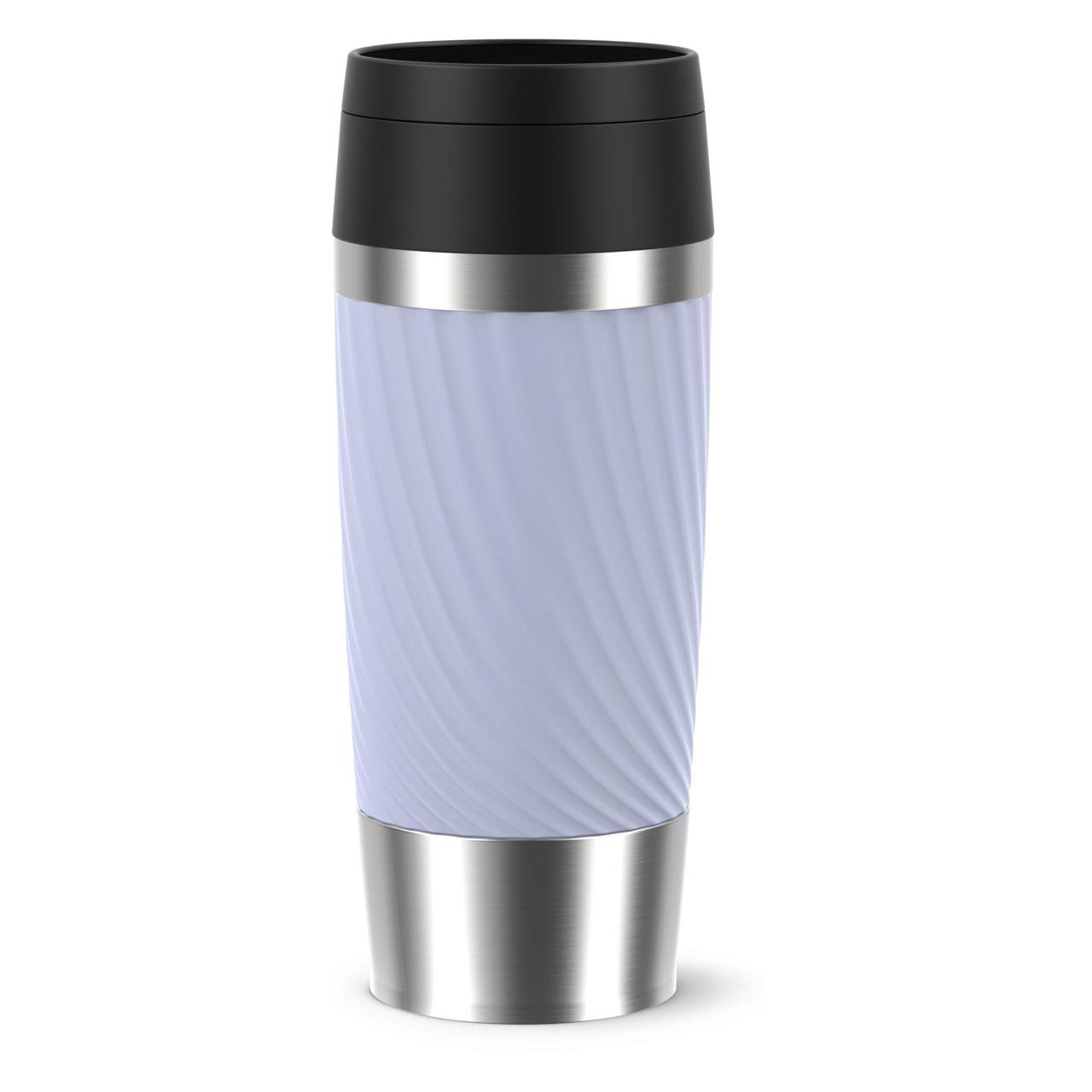 Emsa Travel Mug Classic Twist (lavendel/edelstahl, 0,36 Liter)