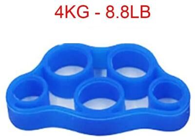 Uplifted Finds Hand Gripper Finger Expander Resistance Bands Set blue