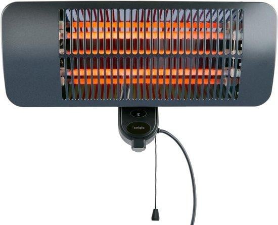 Alpina Farben Terrasverwarmer Infrarood Paneel 2000W Zwart