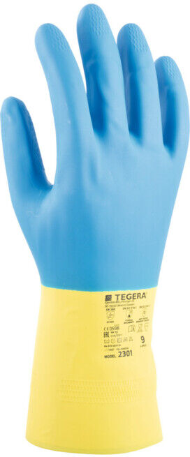 EJENDALS Paire de gants de protection contre les produits chimiques Tegera 2301, Taille des gants: 8 (2301-8)