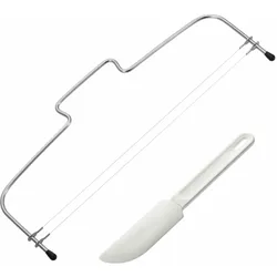 Westmark Tortenbodenteiler Simplex-Duo + Schaber/Kuchenlöser, 716022E7
