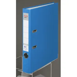 herlitz Ordner Rückenbreite 5 cm DIN A4 Karton blau