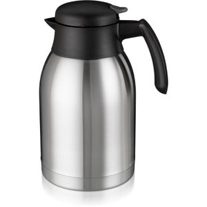 Bravilor-Bonamat Thermoskanne 7.171.322.201, Edelstahl, mit Tipverschluss, silber, 2 Liter