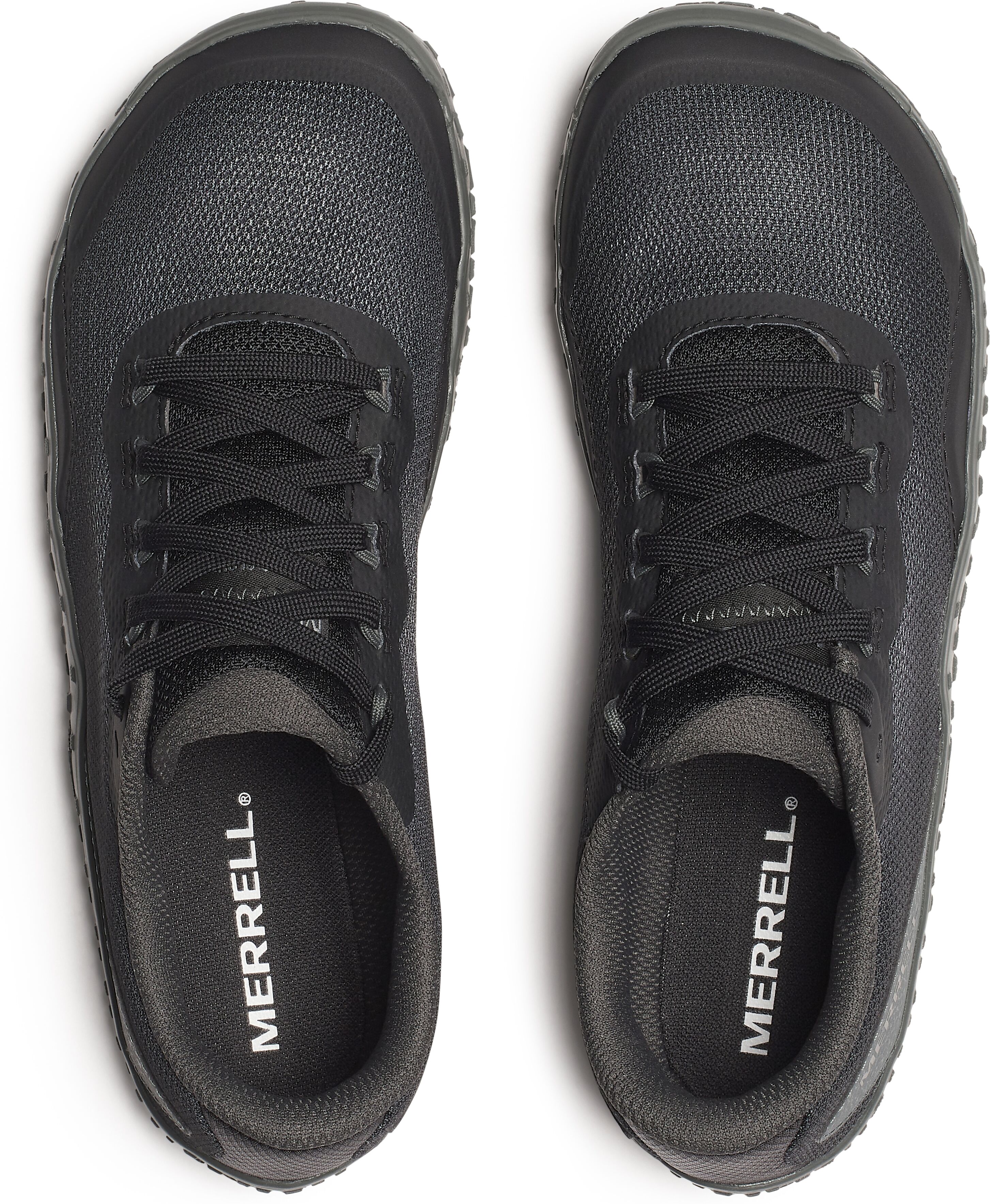 Barfussschuh MERRELL "VAPOR GLOVE 7", Damen, Gr. 41, schwarz, Synthetik, Schuhe Barfussschuh, mit Vibram Sohle schwarz 41