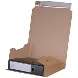 20x smartboxpro 211104620 Ordner-Versandkarton, braun, für Ordner DIN A4