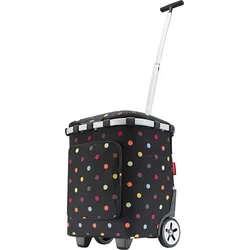 Carrycruiser Plus Korb auf Rädern mit bunten Punkten