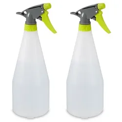 relaxdays 2er-Set Sprühflaschen 1 l