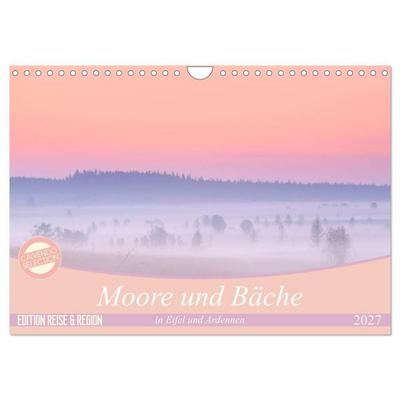 Moore und Bäche in Eifel und Ardennen (Wandkalender 2027 DIN A4 quer), CALVENDO Monatskalender