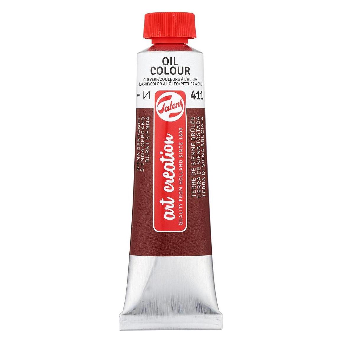 Talens Art Creation Ölfarbe, Tube 40 ml, gebrannte Siena 411 (40 ml) (57456727)