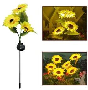 Uplift Essentials Solar Sunflower Garden Light Solar Sunflower Garden Light