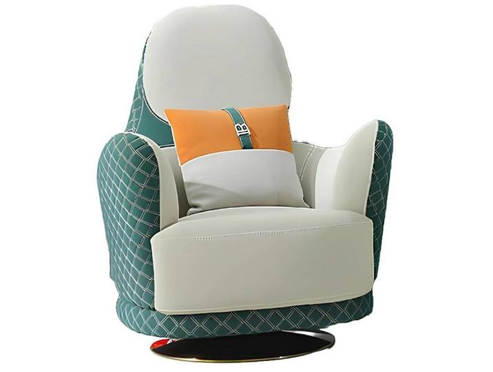 Xlmoebel Loungesessel Luxuriöser Ledersessel im Lounge-Stil für entspannte Stunden (Sessel), Hergestellt in Europa