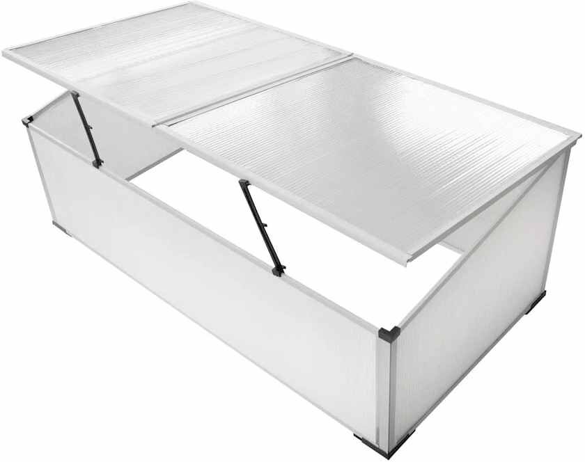 vidaXL Serre froide à 2 couvercles 110x55x41 cm